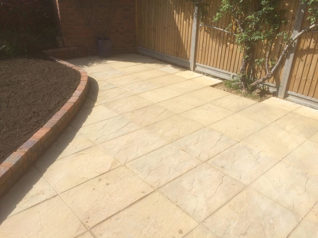 Finished Stone Patio / driveway